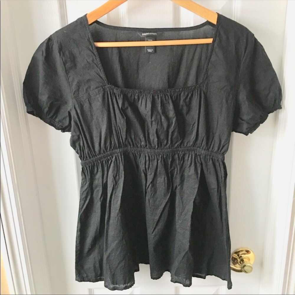 H&M maternity black top